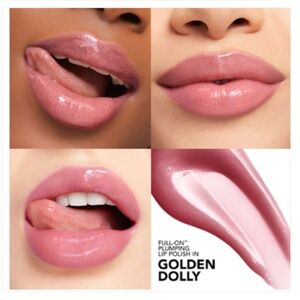 BNIB Limited Edition BUXOM Full On Plumping Lip Polish in Golden Dolly 4.4 ml